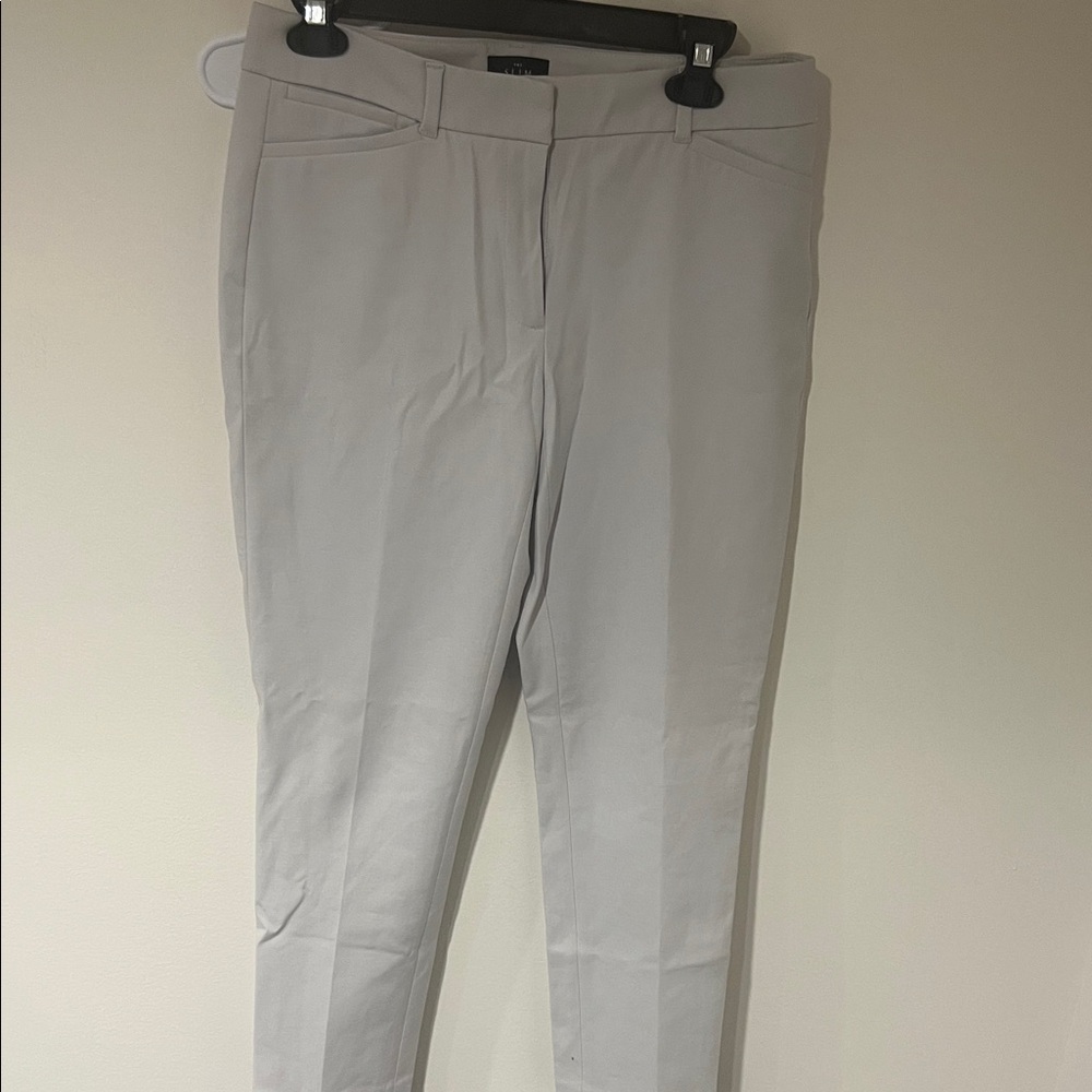 White House Black Market Light Gray Pants